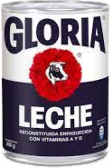 LECHE GLORIA ENTERA X 390GR LATA