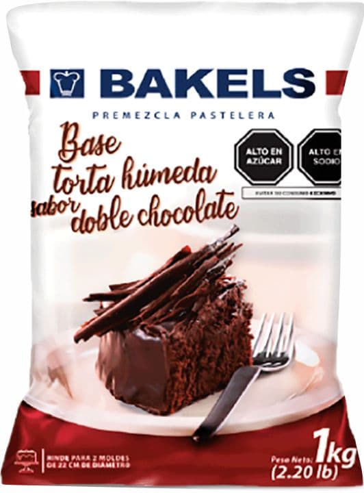 PRE MEZCLA DOBLE CHOCOLATE 1KG BAKELS