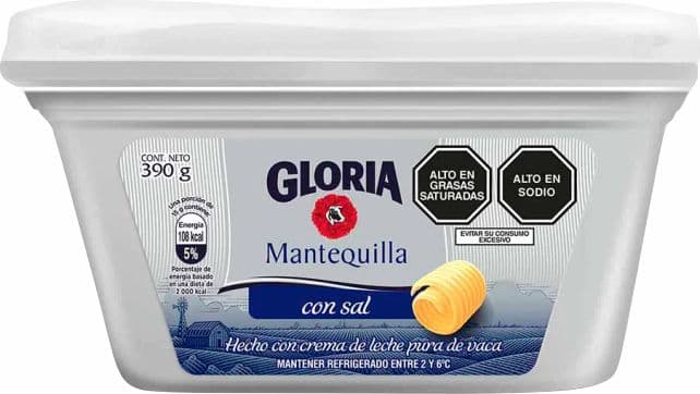 MANTEQUILLA GLORIA 390 GR